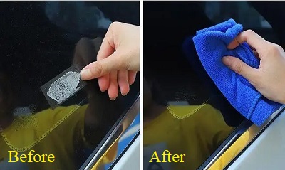 How Do You Remove Sticky Residue from Your Windshield?
