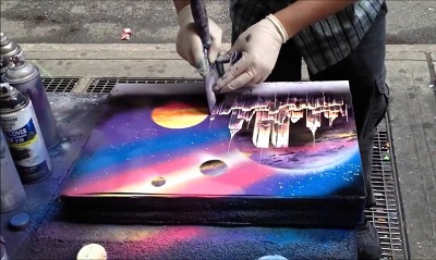 How to Spray Paint on Canvas?