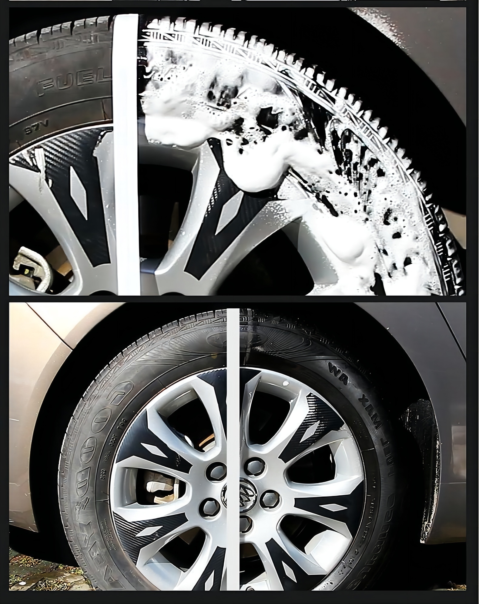 Car Cleaner Tire Foam Cleaner Wheel and Tire Shine Spray - China Tire  Cleaner, Car Care