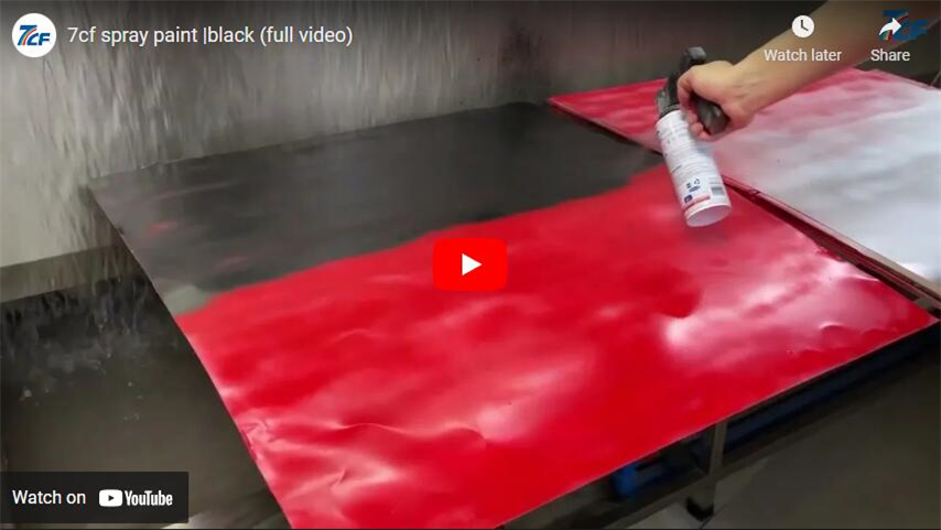 7CF Spray Paint |Black (Full Video)
