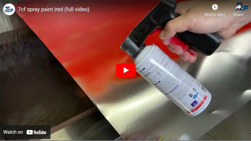 7CF Spray Paint |Red (Full Video)